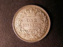 London Coins : A124 : Lot 853 : Shilling 1838 ESC 1278 EF/AU with a few small spots on the obverse
