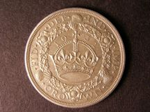 London Coins : A124 : Lot 219 : Crown 1932 possibly a Proof striking the obverse fields certainly proof-like UNC or near so with a f...