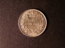 London Coins : A124 : Lot 873 : Shilling 1863 ESC 1311 EF Very Rare