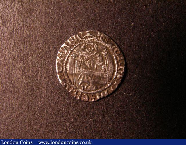 Henry VIII sovereign penny 1st coinage London mint mark castle 1509-26. About very fine, full flan with slight crease mark. S.2328 : Hammered Coins : Auction 125 : Lot 739