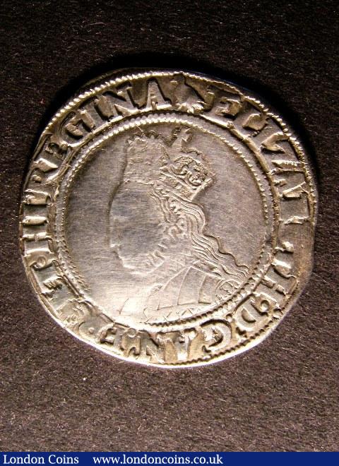 Shilling Elizabeth I, 2nd issue, bust 3c, mint mark martlet, 1560-1. S.2555. Very fine : Hammered Coins : Auction 125 : Lot 763