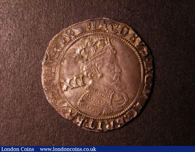 Shilling James I, 2nd coinage, 5th bust, mint mark coronet, 1607-9. S.2656. Very fine, slight corrosion on edge : Hammered Coins : Auction 125 : Lot 766