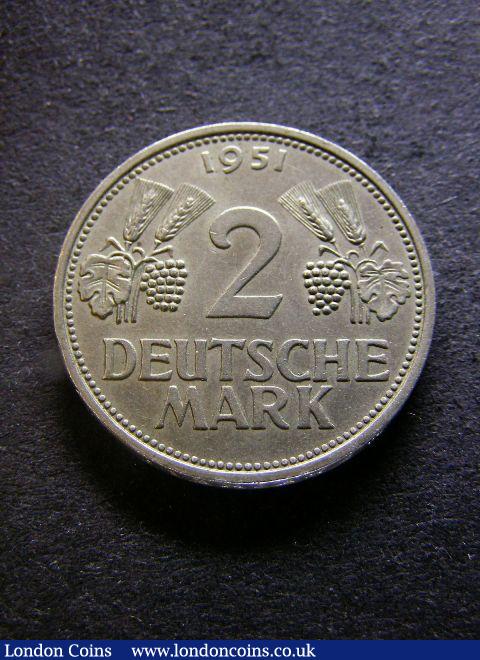 Germany 2 Marks 1951 F KM#111 EF : World Coins : Auction 125 : Lot 800