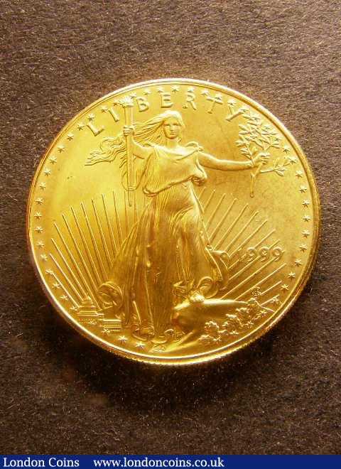USA 50 Dollars Gold 1999 UNC : World Coins : Auction 125 : Lot 846
