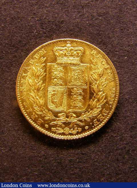 London Coins : A125 : Lot 1105 : Sovereign 1841 S3852 and the key date rarity of the Victorian series this piece being the first exam...
