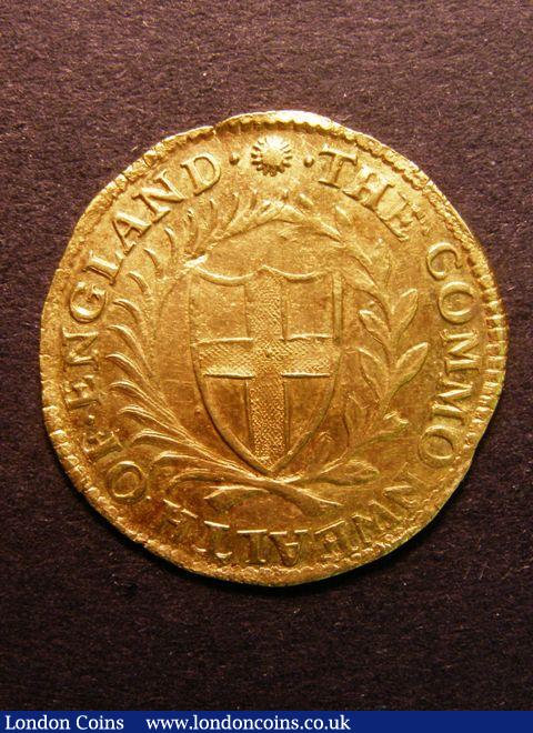 London Coins : A125 : Lot 715 : Double Crown Commonwealth 1656 S.3210 aEF, seldom seen in this grade
