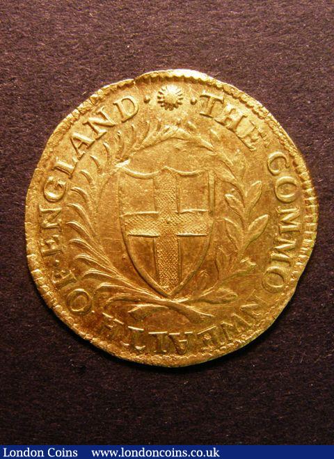 London Coins : A125 : Lot 715 : Double Crown Commonwealth 1656 S.3210 aEF, seldom seen in this grade