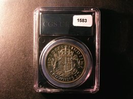 London Coins : A126 : Lot 1583 : Crown 1937 Proof ESC 393 CGS UNC 90
