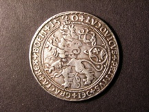 London Coins : A126 : Lot 452 : Bohemia Joachimstaler 1520 Louis I NVF