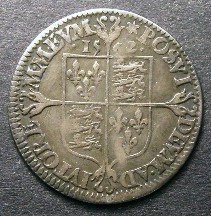 London Coins : A126 : Lot 863 : Sixpence Elizabeth I Milled coinage 1562 S.2596 Large broad bust with elaborately decorated dress...