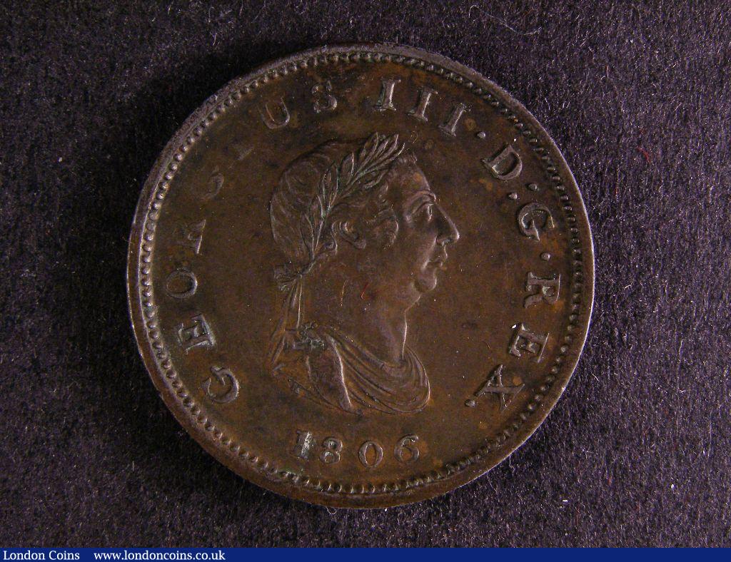 Bahamas Penny 1806 KM#1 VF/GVF : World Coins : Auction 127 : Lot 704