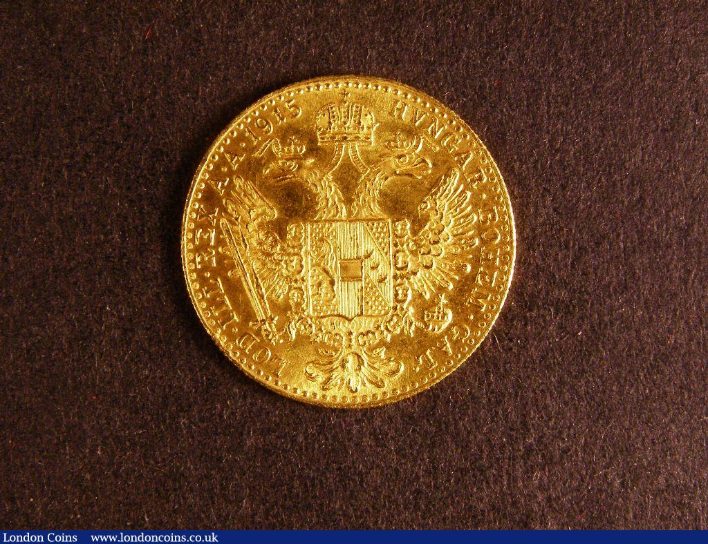 Austria Ducat 1915 KM#2267 A/UNC : World Coins : Auction 127 : Lot 703