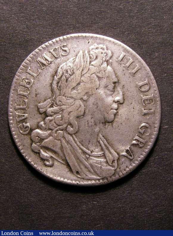 Crown 1696 OCTAVO ESC 89 Good Fine with some light haymarking : English Coins : Auction 129 : Lot 1151