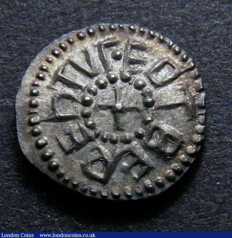 London Coins : A129 : Lot 1040 : Anglo-Saxon Northumbria silver Sceat Eadberht (737-758) as S.847 Reads EDT BEREhTVT, reverse a s...