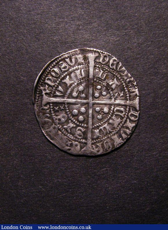 Groat Henry VI First Reign Calais Mint with annulets at the neck S.1836 Good Fine or slightly better with some light pitting on the obverse : Hammered Coins : Auction 129 : Lot 1056