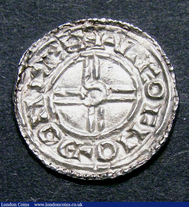 Penny Canute Short Cross Canterbury Mint moneyer Leofnoth S.1159 Good EF on a full round flan with excellent detail : Hammered Coins : Auction 129 : Lot 1080