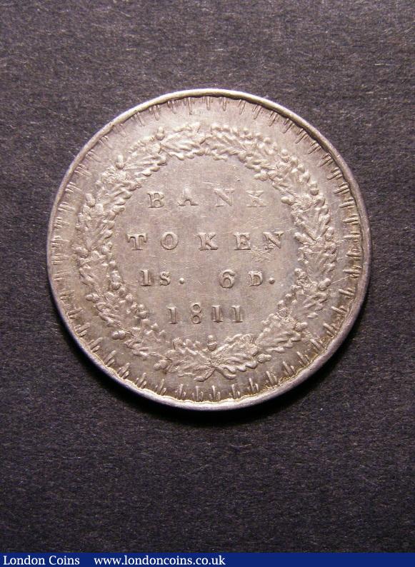 Bank Token One Shilling and Sixpence 1811 ESC 969 EF : English Coins : Auction 129 : Lot 1124