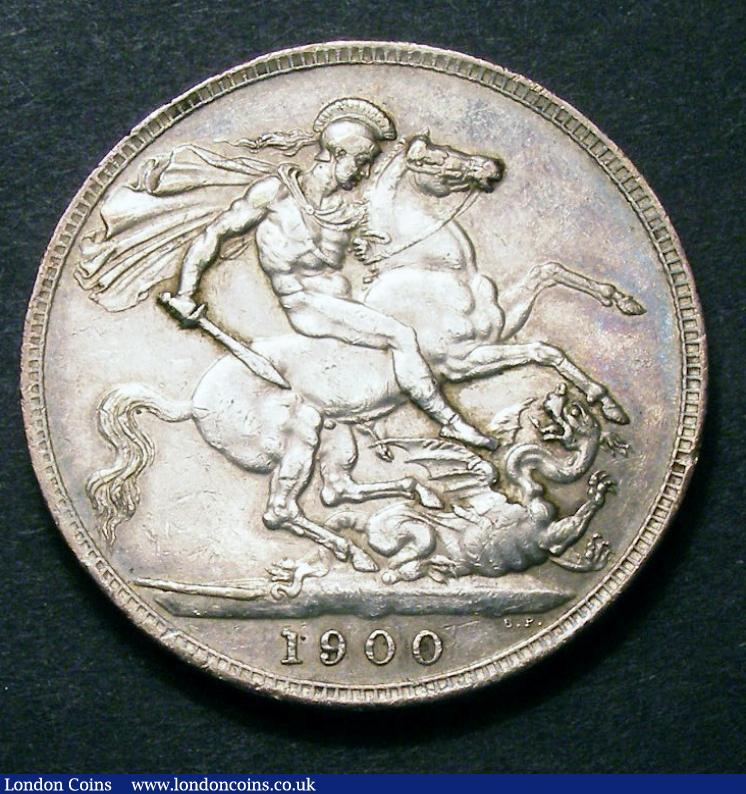 Crown 1900 LXIV ESC 319 VF lightly toned : English Coins : Auction 129 : Lot 1219
