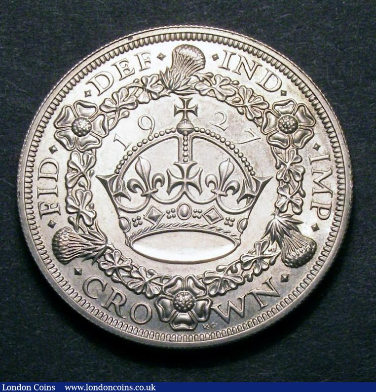Crown 1927 Proof ESC 367 UNC : English Coins : Auction 129 : Lot 1230