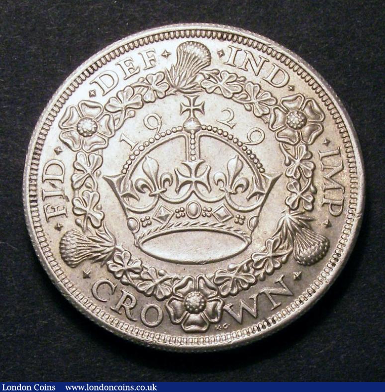 Crown 1929 ESC 369 NEF with some light contact marks : English Coins : Auction 129 : Lot 1238