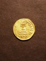 London Coins : A129 : Lot 1008 : Byzantine Gold Solidus Constans II (641-668 AD) Obverse DN CONSTANTINVSPPAL Reverse VICTORIA AVGG Cr...