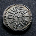 London Coins : A129 : Lot 1040 : Anglo-Saxon Northumbria silver Sceat Eadberht (737-758) as S.847 Reads EDT BEREhTVT, reverse a s...