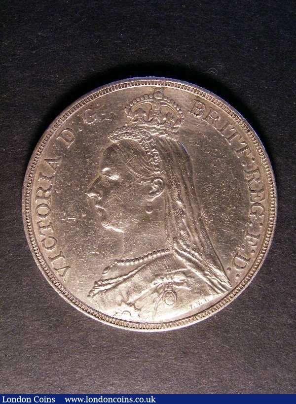 Crown 1892 ESC 302 Bright VF with hairlines and surface marks : English Coins : Auction 130 : Lot 1073