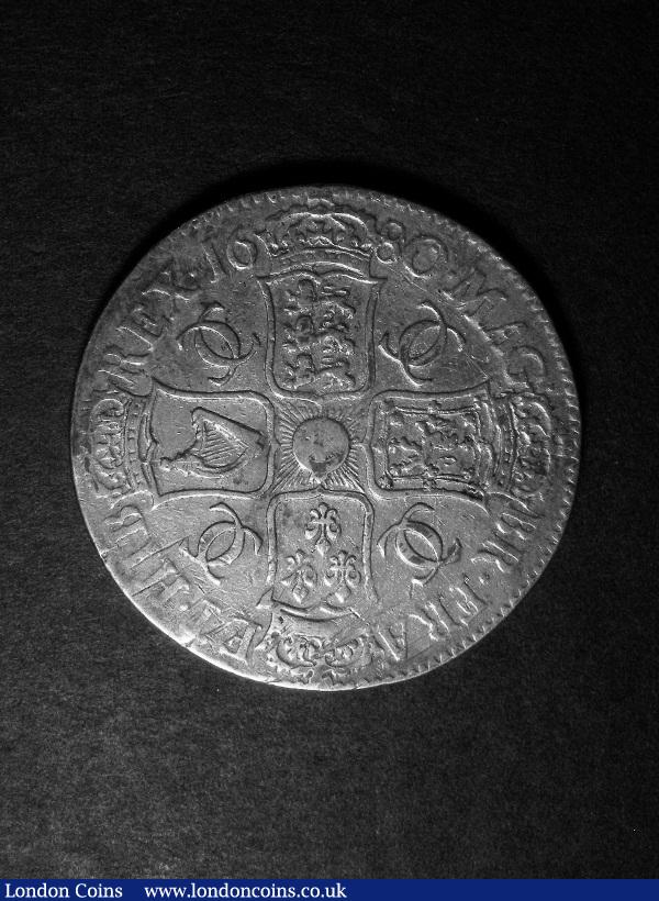 Crown 1680 80 over 79 Third Bust ESC 59 Fine with some heavy adjustment lines : English Coins : Auction 130 : Lot 1030