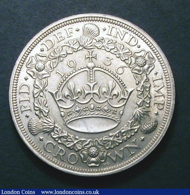 Crown 1936 ESC 381 GEF : English Coins : Auction 130 : Lot 1096