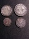 London Coins : A130 : Lot 1460 : Maundy Set 1882 ESC 2496 AU-UNC the Threepence with some small tone spots on the obverse