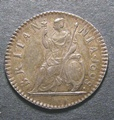 London Coins : A130 : Lot 1139 : Farthing 1698 Proof in Silver with Stop after date Peck 680 EF toned