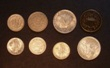 London Coins : A130 : Lot 2420 : USA (8) Quarter Dollars (2) 1914, 1923, 10 Cents (3) 1890, 1917S, 1943, 5 Cents ...