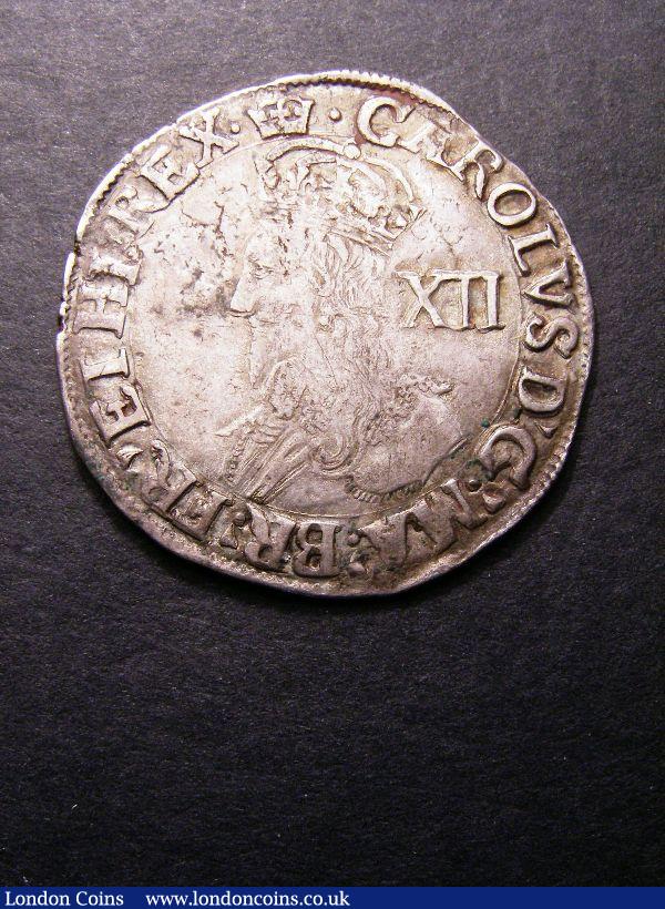 Shilling Charles I Tower Mint under the King Group D type 3a with no inner circle S.2791 mintmark Crown, GF/NVF the obverse with some signs of flan stress : Hammered Coins : Auction 131 : Lot 1010
