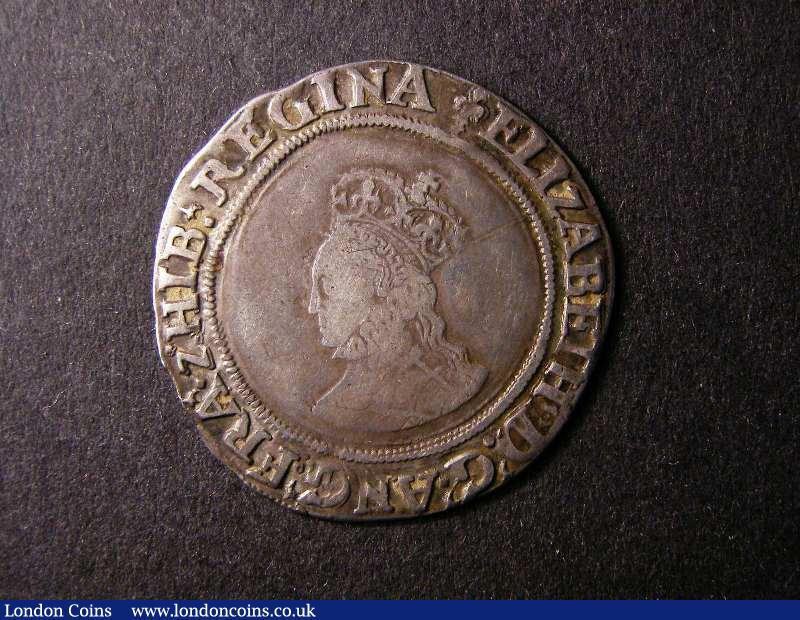 Shilling Elizabeth I First Issue Bust Id S.2549 mintmark Lis Fine : Hammered Coins : Auction 131 : Lot 1025