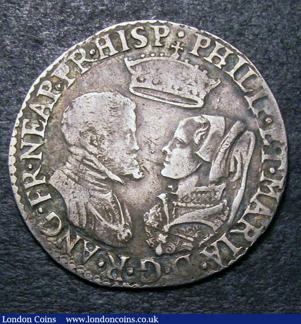 Shilling Philip and Mary Undated with full titles S.2498 interestingly with no X in the mark of value VF or near so with good portrait detail and a couple of weaker areas on the reverse, and with good eye appeal : Hammered Coins : Auction 131 : Lot 1044