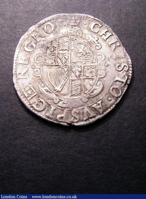 Shilling Charles I Tower Mint under the King Group D type 3a with no inner circle S.2791 mintmark Crown, GF/NVF the obverse with some signs of flan stress : Hammered Coins : Auction 131 : Lot 1010
