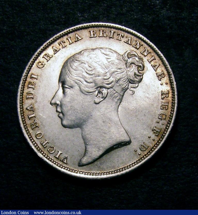 Shilling 1838 ESC 1278 Lustrous UNC with a few contact marks : English Coins : Auction 132 : Lot 1195