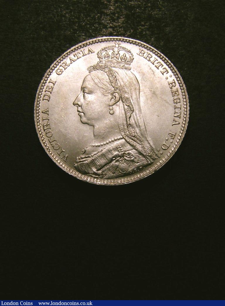 Shilling 1892 ESC 1360 Lustrous UNC with a few light contact marks : English Coins : Auction 132 : Lot 1217