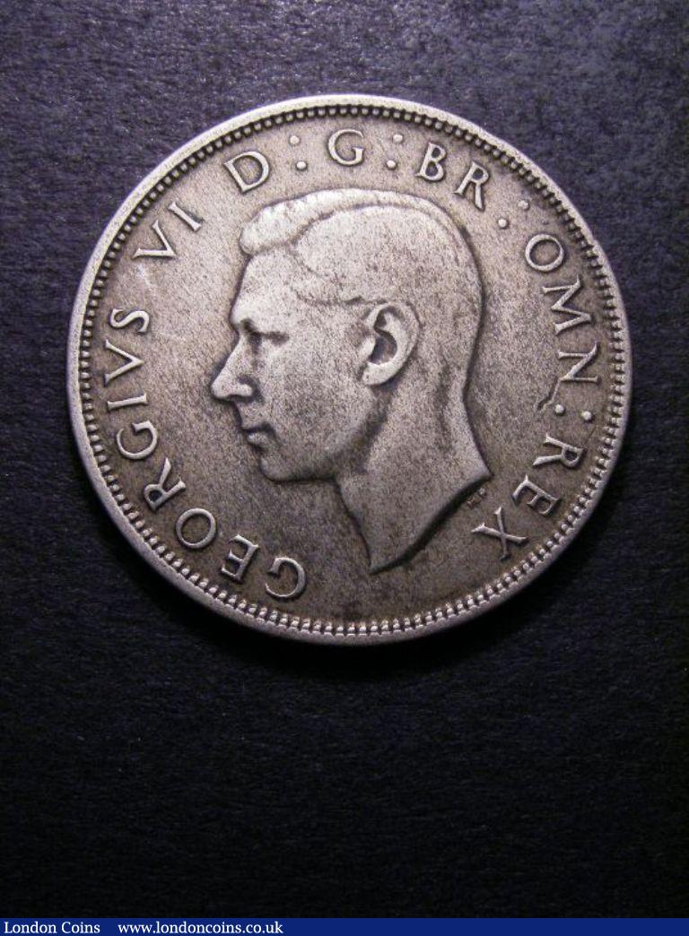 Mis-strike Halfcrown George VI Obverse Brockage Near Fine, unusual to find this type of error on a George VI coin : Misc Items : Auction 132 : Lot 575