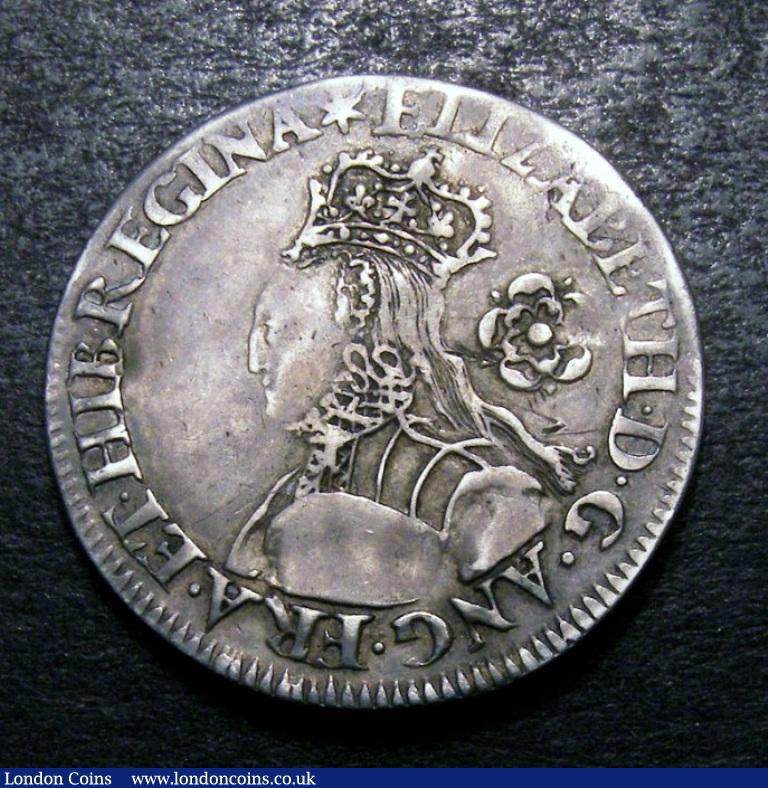 Sixpence Elizabeth I Milled Coinage 1562 Tall narrow bust with plain dress S.2594 mintmark Star VF with some unevenness to the flan showing in the obverse field : Hammered Coins : Auction 132 : Lot 649