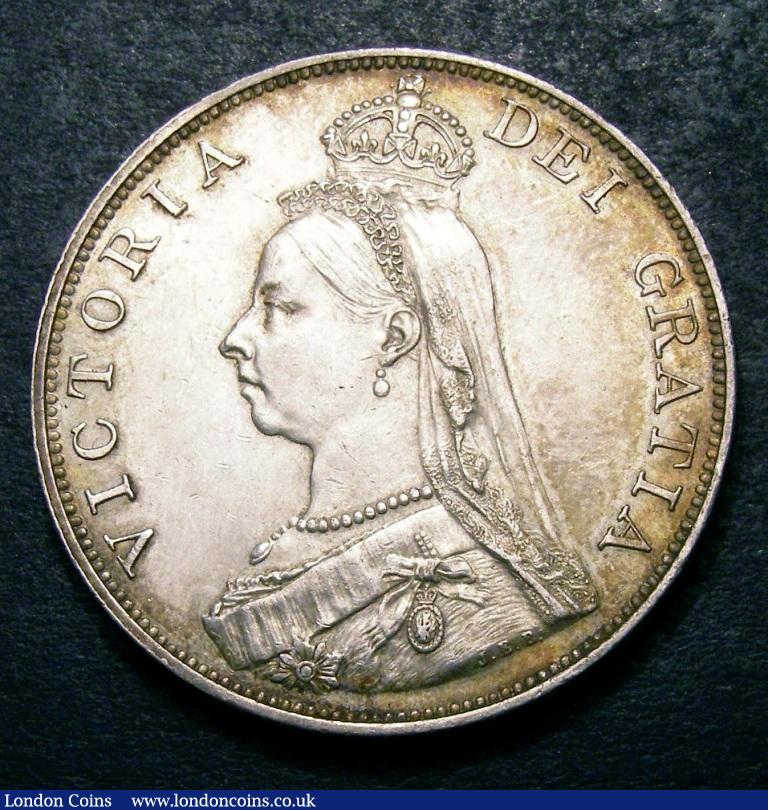 Double Florin 1888 Inverted I in VICTORIA ESC 397A EF toned : English Coins : Auction 132 : Lot 931