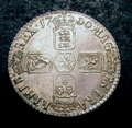 London Coins : A132 : Lot 1176 : Shilling 1700 ESC 1121A circular 0's in date, UNC with minor cabinet friction, the obverse p...