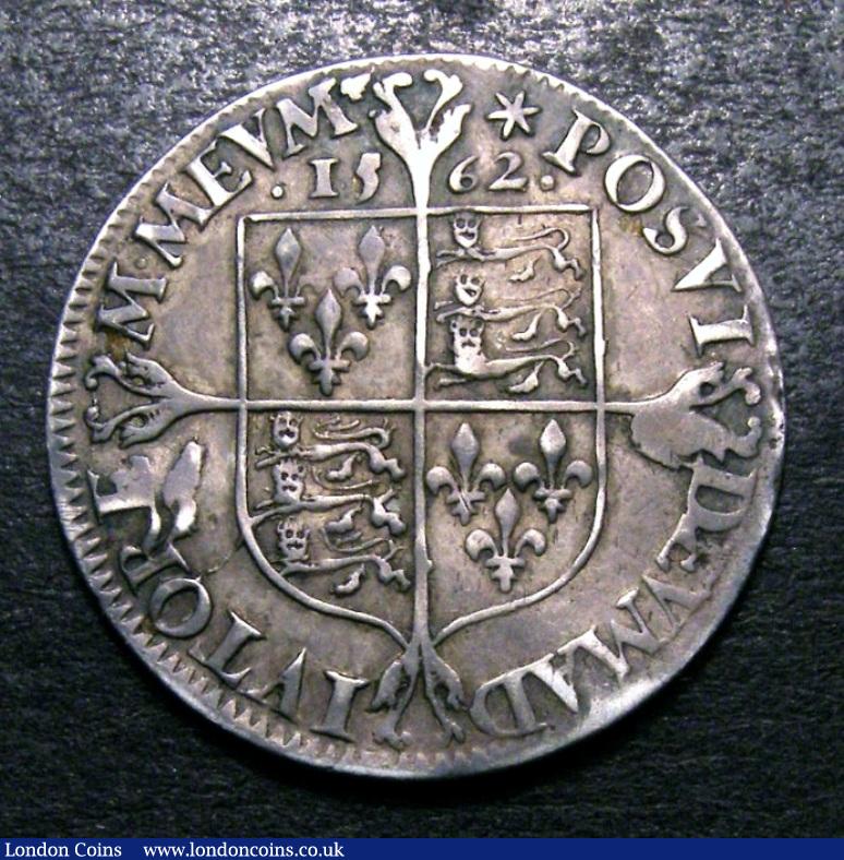 Sixpence Elizabeth I Milled Coinage 1562 Tall narrow bust with plain dress S.2594 mintmark Star VF with some unevenness to the flan showing in the obverse field : Hammered Coins : Auction 132 : Lot 649