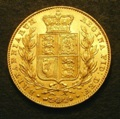 London Coins : A132 : Lot 1308 : Sovereign 1838 Marsh 22 NVF/GVF Rare
