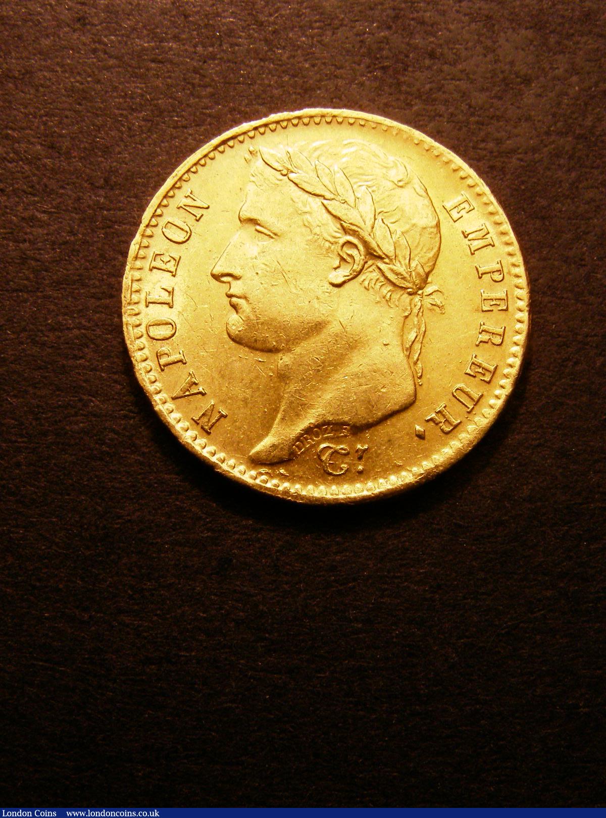 France 20 Francs Gold 1810A Le Franc 516/8 VF/GVF with some contact marks : World Coins : Auction 133 : Lot 1303