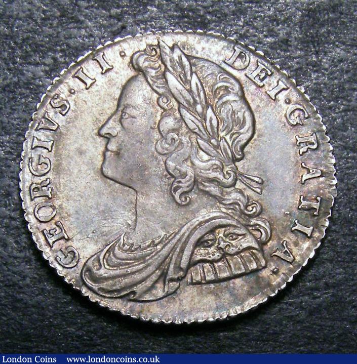 Sixpence 1731 Roses and Plumes ESC 1607 NEF/EF : English Coins : Auction 133 : Lot 825
