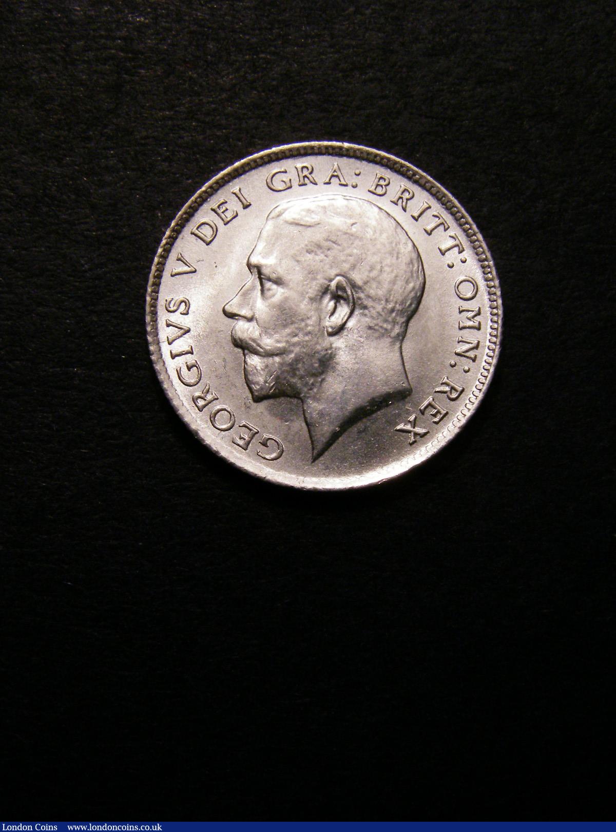 Sixpence 1920 .925 silver Davies 1872 Lustrous UNC : English Coins : Auction 133 : Lot 855
