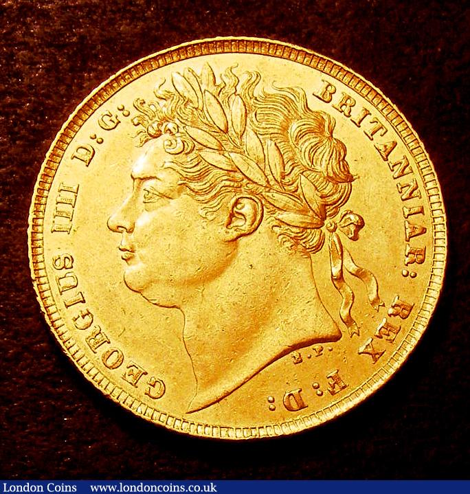 Sovereign 1821 Marsh 5 GVF with some contact marks : English Coins : Auction 133 : Lot 879