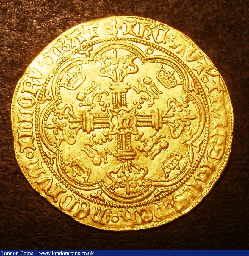 London Coins : A133 : Lot 170 : Noble Henry IV Annulet Issue 1422-27 annulet by sword arm S1799 VF