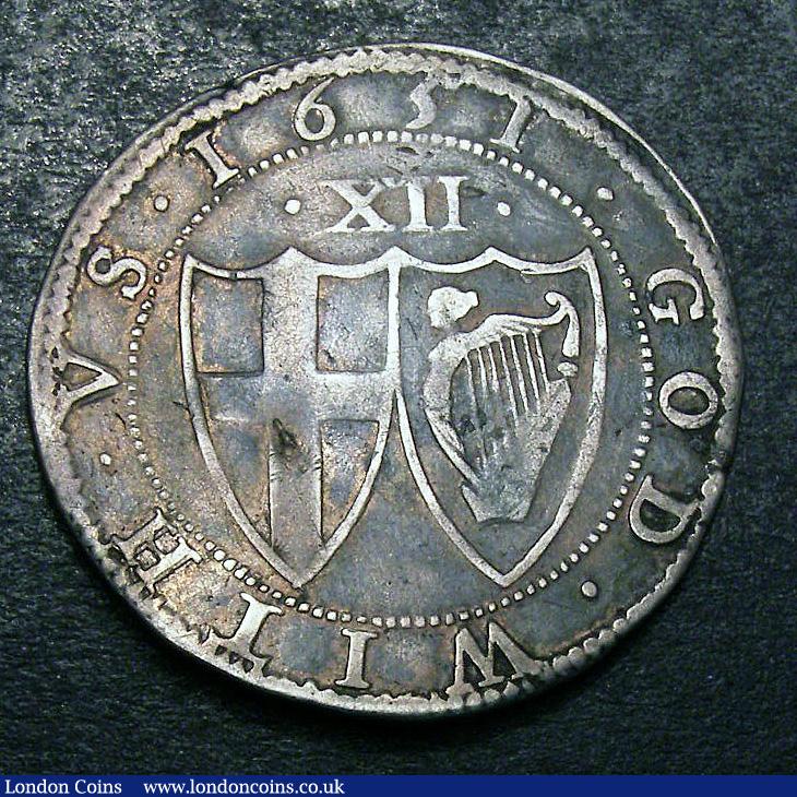 London Coins : A133 : Lot 189 : Shilling Commonwealth 1651 ESC 983 Fine struck on a wavy flan